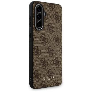 Guess 4G Metal Gold Logo Case for Samsung Galaxy A36 5G (GUHCSA36G4GFBR)