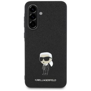 Karl Lagerfeld Fixed Glitter Ikonik Logo Metal Pin Case for Samsung Galaxy A56 5G (KLHCSA56GKNPSK)