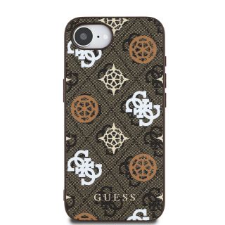 Guess PU 4G Peony MagSafe Case for Apple iPhone 16e (GUHMPSE4P4PWPW)