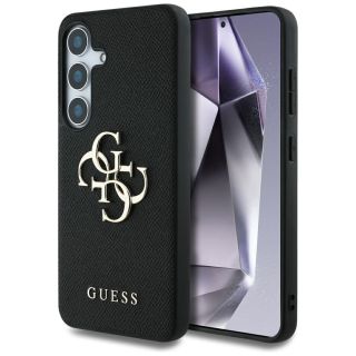 Guess Grained Big 4G Logo Small Classic Logo Protective cover for Samsung Galaxy S25 Ultra (GUHCS25SPGT4MBK)