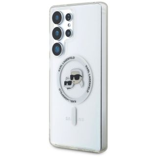 Karl Lagerfeld IML K&CH Heads MagSafe Case for Samsung Galaxy S25 Ultra (KLHMS25LHLSKCH)