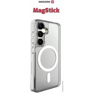 Swissten Clear Jelly MagStick Back Cace for Samsung Galaxy S25 Plus 5G (33001733)