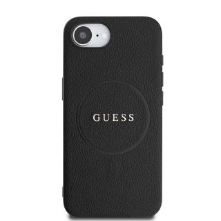 Guess PU Grained Classic Logo MagSafe Case for Apple iPhone 16e (GUHMPSE4PGHSMMK)