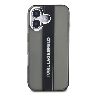 Karl Lagerfeld IML Stripe Logo Case for Apple iPhone 16 (KLHCP16SHCFCPSCK)