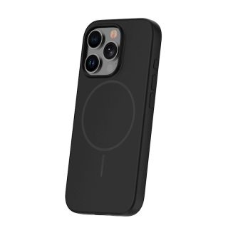 Mocco Silicone Thin Mag case for Apple iPhone 16 (MO-STM-IP-16-BK)