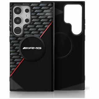 AMG Double Layer Rhombs MagSafe Case for Samsung Galaxy S25 Ultra (AMHMS25L24HRDKR)