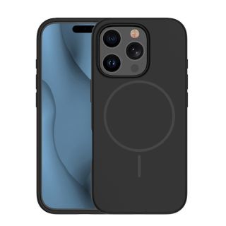 Mocco Silicone Thin Mag case for iPhone 16e (MO-STM-IP-16E-BK)