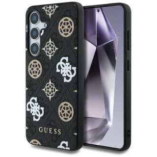 Guess 4G Printed Colored Peony Pattern MagSafe Case for Samsung Galaxy S25 (GUHMS25SP4PWPK)