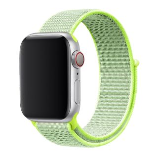 Swissten Nylon Band for Apple Watch 42 / 44 / 45 / 49 mm LIME (46000709)