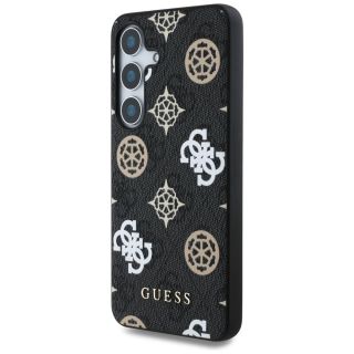 Guess 4G Printed Colored Peony Pattern MagSafe Case for Samsung Galaxy S25 (GUHMS25SP4PWPK)