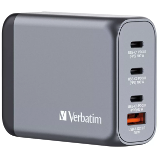 Verbatim GNC-100 100W GaN Wall Charger (32202V)