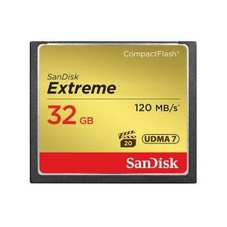 SanDisk Extreme CompactFlash Memory card 32GB (SDCFXSB-032G-G46)