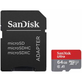 SanDisk Ultra microSDXC Memory Card 64GB (SDSQUAB-064G-GN6IA)