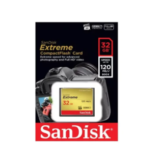 SanDisk Extreme CompactFlash Memory card 32GB (SDCFXSB-032G-G46)