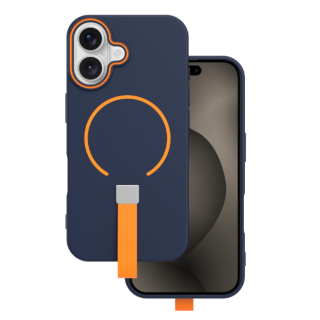 Mocco Loop Thin MagSafe Case for Apple iPhone 16 (MC-TH-MLOOP-IPH-16-BL)