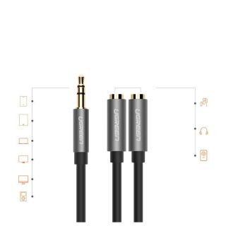Ugreen Audio splitter 3.5 mm Dual‑Headphone 20cm (10532)
