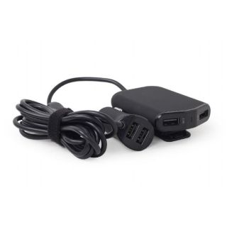 Gembird Multi-Port Car Charger 24W (ACT-U4CAR-02)