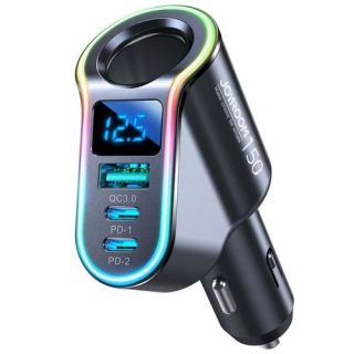 Joyroom JR-CL21 4in1 Car Charger / Bluetooth / FM Transmitter (JR-CL21)
