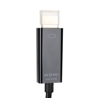 RoGer DisplayPort to HDMI cable / 4K x 2K / 1.8M / Black (RO-DP-HDMI-BK)