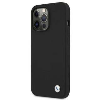 BMW BMHCP13XSILBK Leather Back Case For Apple iPhone 13 Pro Max (BMHCP13XSILBK)