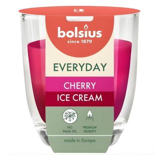 Bolsius Everyday Scented Candle 80x70mm Cherry Ice Cream (37150348)