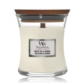 Woodwick White Tea & Jasmine Scented Candle 610 g (5038581054780)