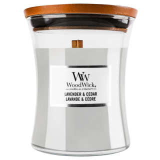Woodwick Lavender & Cedar Candle 275 g (5038581103006)