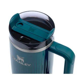 Stanley The Quencher H2.0 Thermos mug with straw 1.18L Glossy teal (2813002017)