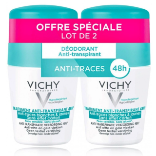 Vichy 48H Intensive Anti-Transpirant Deodorant Roll-on 2 x 50 ml (3433425000596)