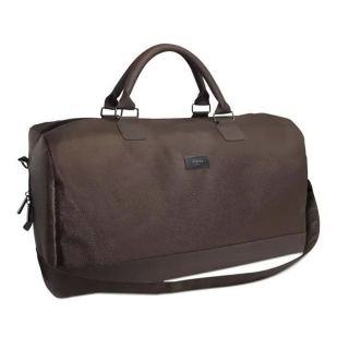 Hugo Boss Duffle Men Synthetic Leather Bag Dark Brown (8005610384979)