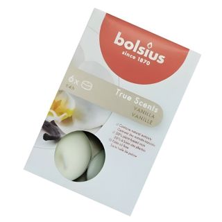 Bolsius True Scents Tealights Scented Candles Vanilla 6pcs (37941575)