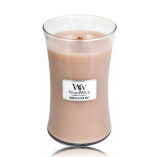 Woodwick Vanilla & Sea Salt Scented Candle 275 g (5038581055299)