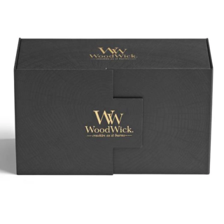 Woodwick Fireside & Linen Scented Candle Set 2 x 85 g (5038581123738)
