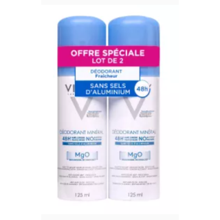 Vichy Anti-Transpirant 48H Deodorant 2 x 125 ml (3433425095417)