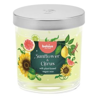 Bolsius Floral Fusion Scented Candle 80x72mm Sunflower & Citrus (37690384)