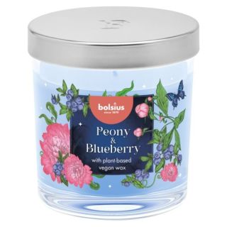 Bolsius Floral Fusion Scented Candle 80x72mm Peony & Blueberry (37690362)