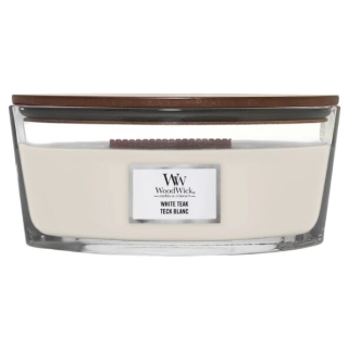 WoodWick White Teak Elipsa Candle 453,6 g (5038581062129)