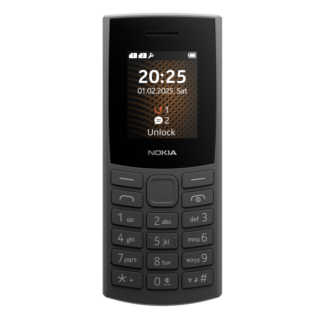 Nokia 105 4G Mobile Phone Black (1GF032CPA1L01)