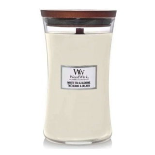Woodwick White Tea & Jasmine Scented Candle 610 g (5038581054780)