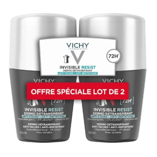 Vichy Homme Invisible Resist Deodorant 72H / 2 x 50 ml (3337875895613)