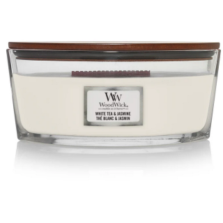 WoodWick White Tea & Jasmine Ellipse Candle 453,6 g (5038581056975)