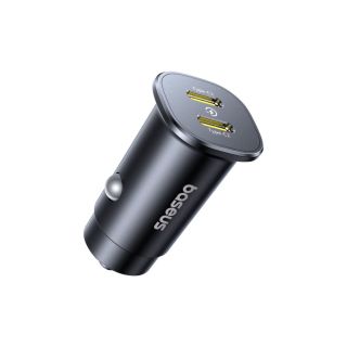 Baseus GoTrip Car Charger C+C / QC 3.0 / 30W (C00072300123-01)