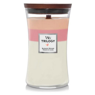 Woodwick Trilogy Blooming Orchard Candle 275 g (5038581148632)