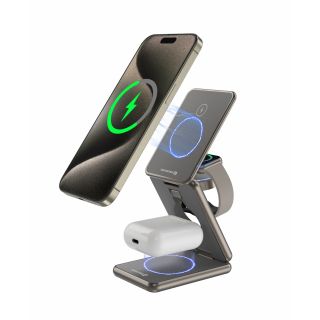 Swissten AL1 Wireless Aluminum Charger (MagSafe compatible) (22055550)