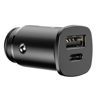 Baseus CCALL-AS01 Square Car Charger 30W (CCALL-AS01)