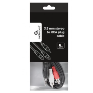 Gembird Cable 3.5mm Jack / 2x RCA 5m (CCA-458-5M)
