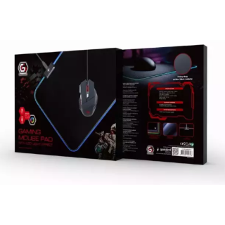 Gembird MP-GAMELED-M Mouse pad (MP-GAMELED-M)