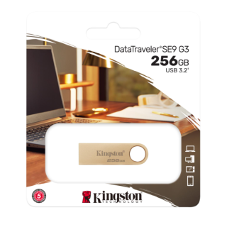 Kingston DTSE9G3 Data Traveler Flash Memory 256GB / USB3.2 Gen1 (DTSE9G3/256GB)