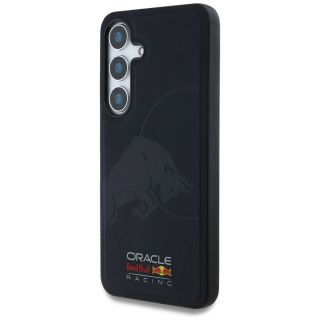 Red Bull Leather Meshed Debossed Bull MagSafe Case for Samsung Galaxy S25 (RBHMS25S24PUBUFV)