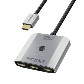 Promate MediaSwitch-H3 3-in-1 HDMI Switch 4K@60Hz / 0,5m (MEDIASWITCHH3)